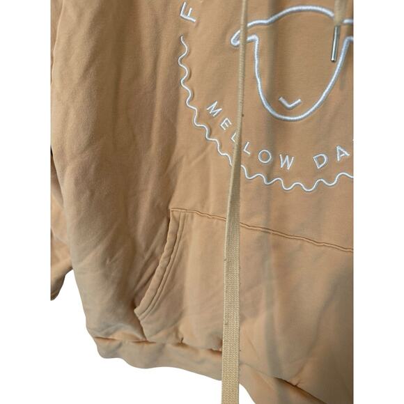 Free The Sheep Sky in You Hoodie‎ Fog Beige Tan Large Unisex Men Women MSRP $99 - Picture 7 of 12